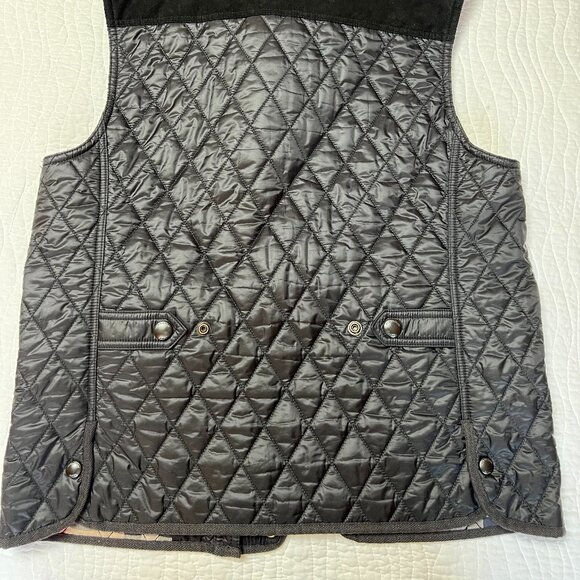 Burberry Brit Men's Rosston Diamond Quilted / Suede Vest - Picture 13 of 14